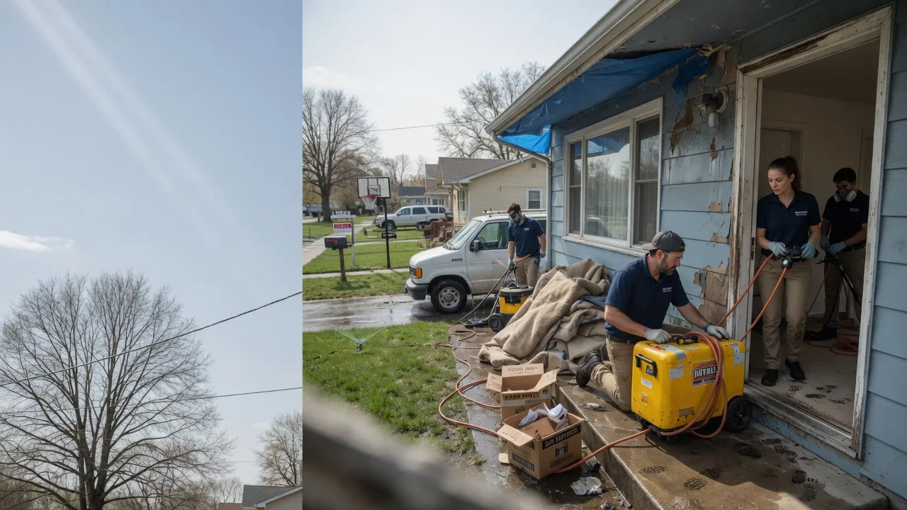 Basement Flood Cleanup in Plains, KS near me